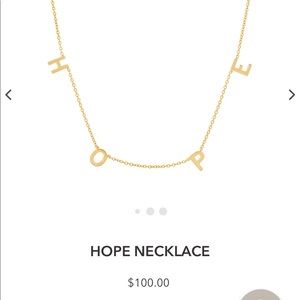 BYCHARI Hope Necklace Gold